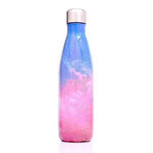 Sports bottle em inox com  fundo estrela 500 ML