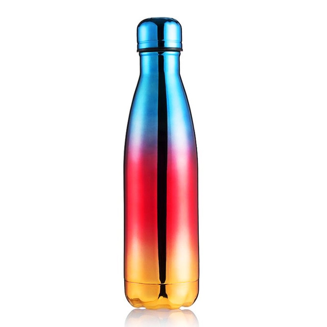 Sports bottle em inox com  fundo estrela 500 ML